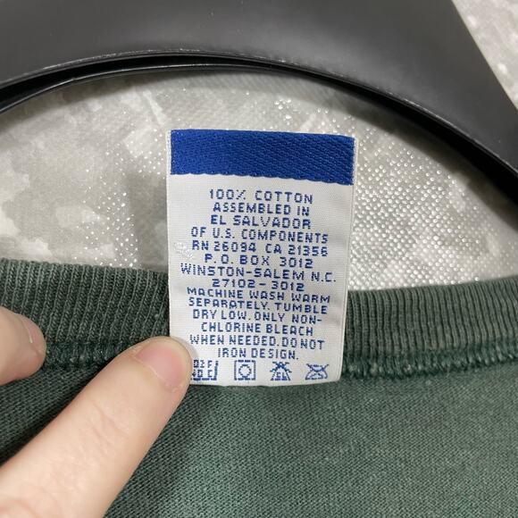 Vintage Seattle Sonics Champion Embroidered Green T-Shirt - Size XXL - Retro NBA - Picture 6 of 7